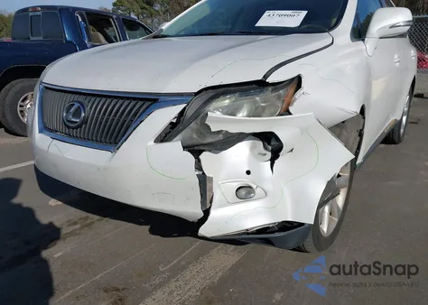2010 Lexus Rx 350 from USA, damaged, VIN 2T2BK1BA2AC068978